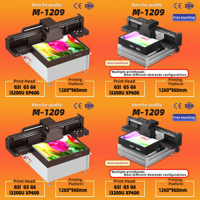 600*900*770mm Appearance Size Commercial Digital Printer with LED UV Lights and 380mm Print Thickness