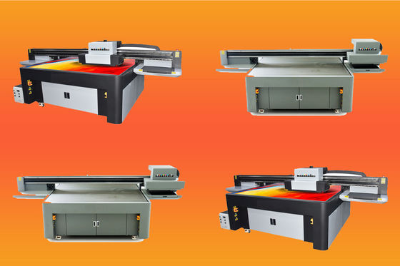 طابعة UV ذات شكل كبير محترفة بألوان الحبر الماجنتا وواجهة الطباعة 1000Base-T