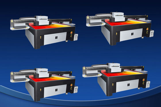 لون الحبر W CMYKLCLM النفط الخفيف الطابعة ذات الشكل الكبير 4130 X 2000 X 1300mm Piezo Electric Printhead Dx7