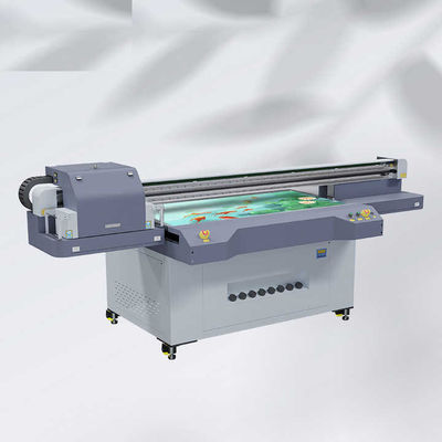 مطبعة UV ملونة ذات رأس طباعة 2 بأسعار معقولة مع حبر UV LED