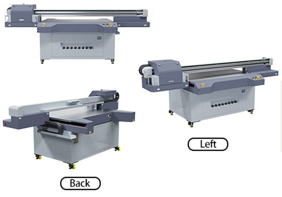طابعة سطحية UV ذات رأس الطباعة Epson DX5 وهيكل الإطار الصلب