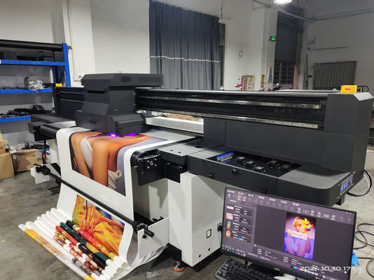 1.8m CMYK / لفة بيضاء إلى طابعة لفة مع دقة عالية