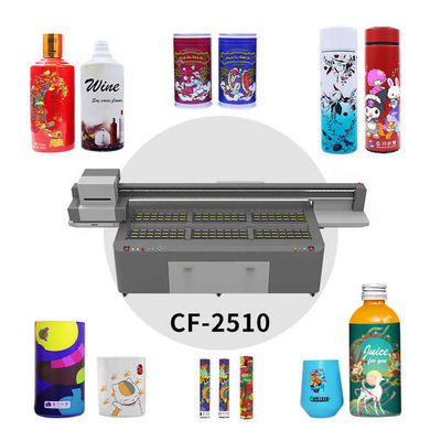 طابعة UV ذات ارتفاع متوسط قابلة للتخصيص عالية جداً طابعة سرير مسطح مع N.W 1300KG السوق