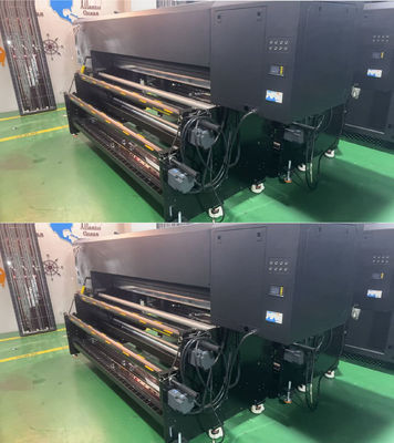 16 الرؤوس الطباعة آلة طباعة المنسوجات كيوسرة الرأس من أربعة إلى ثمانية