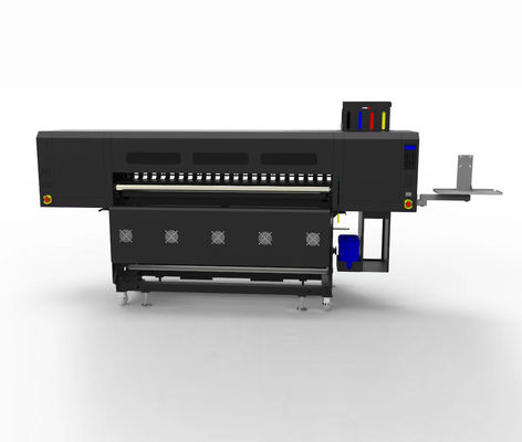 طابعة منسوجات رقمية بعرض طباعة يصل إلى 3.2 متر، نظام تنظيف الحزام الأوتوماتيكي مضمن
