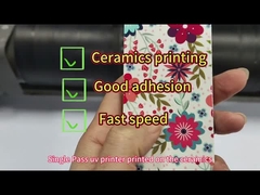 طابعة UV صغيرة خفيفة الوزن طابعة UV مسطحة ذات لون صغير